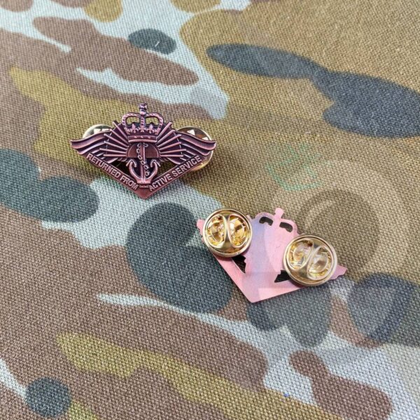 Returned from Active Service Badge RASB Current